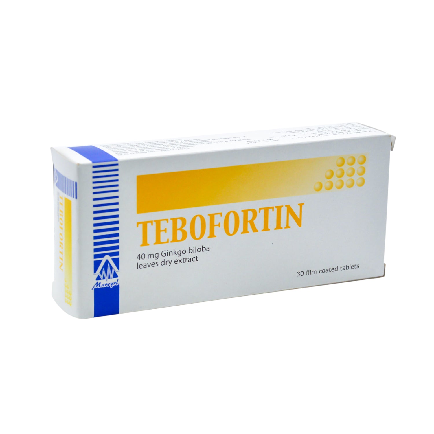 Tebofortin 40mg Ginkgo Biloba Dry Leaves Extract