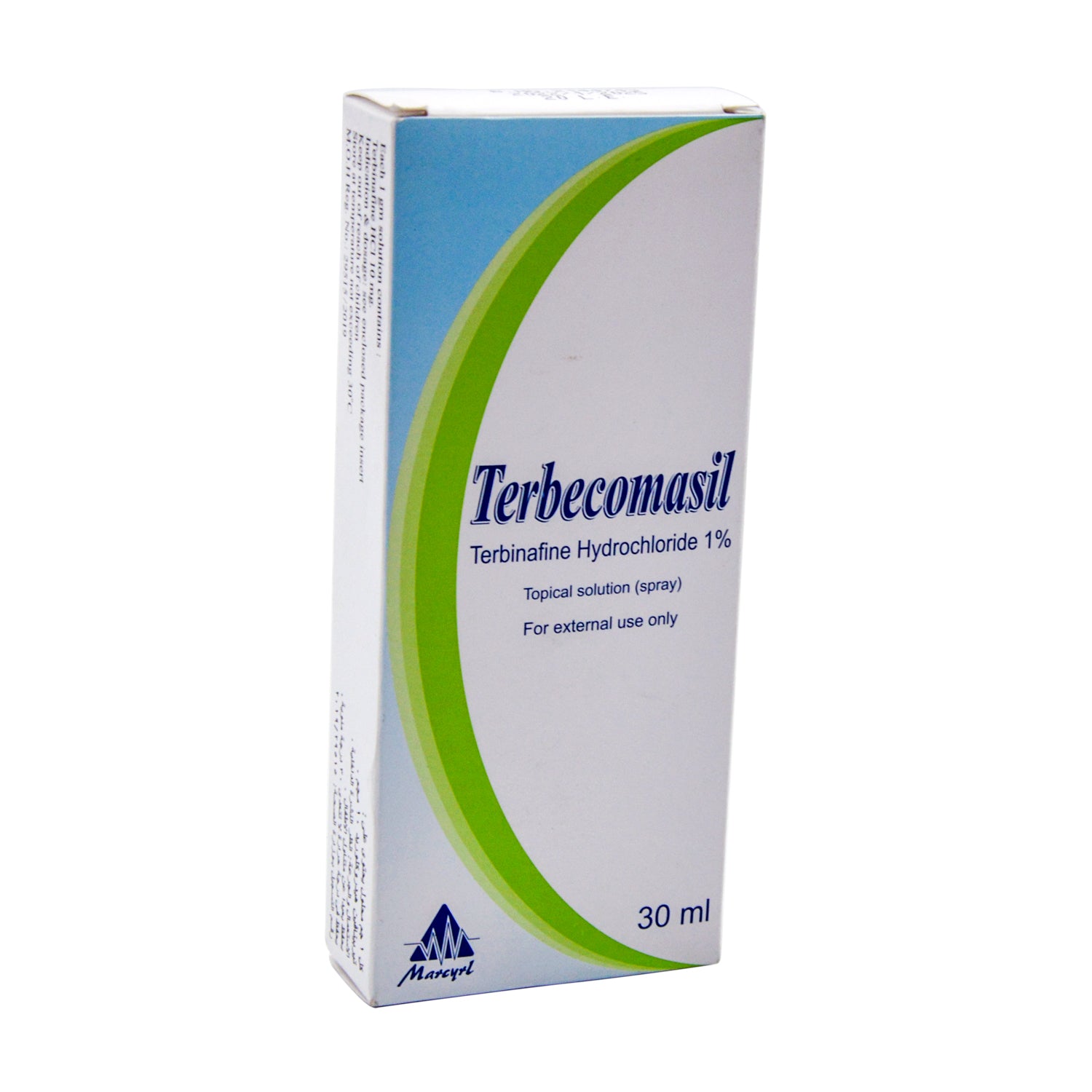 Terbecomasil 1% Terbinafine Hydrochloride Topical Solution Spray