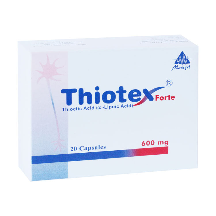 Thiotex Forte 600mg Thioctic Acid Capsules