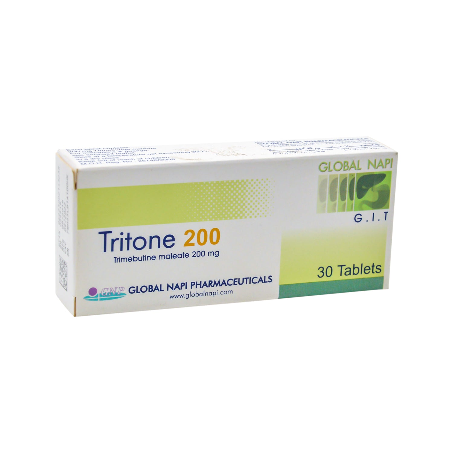 Tritone 200mg Trimebutine Maleate Gastrointestinal Motility Medication