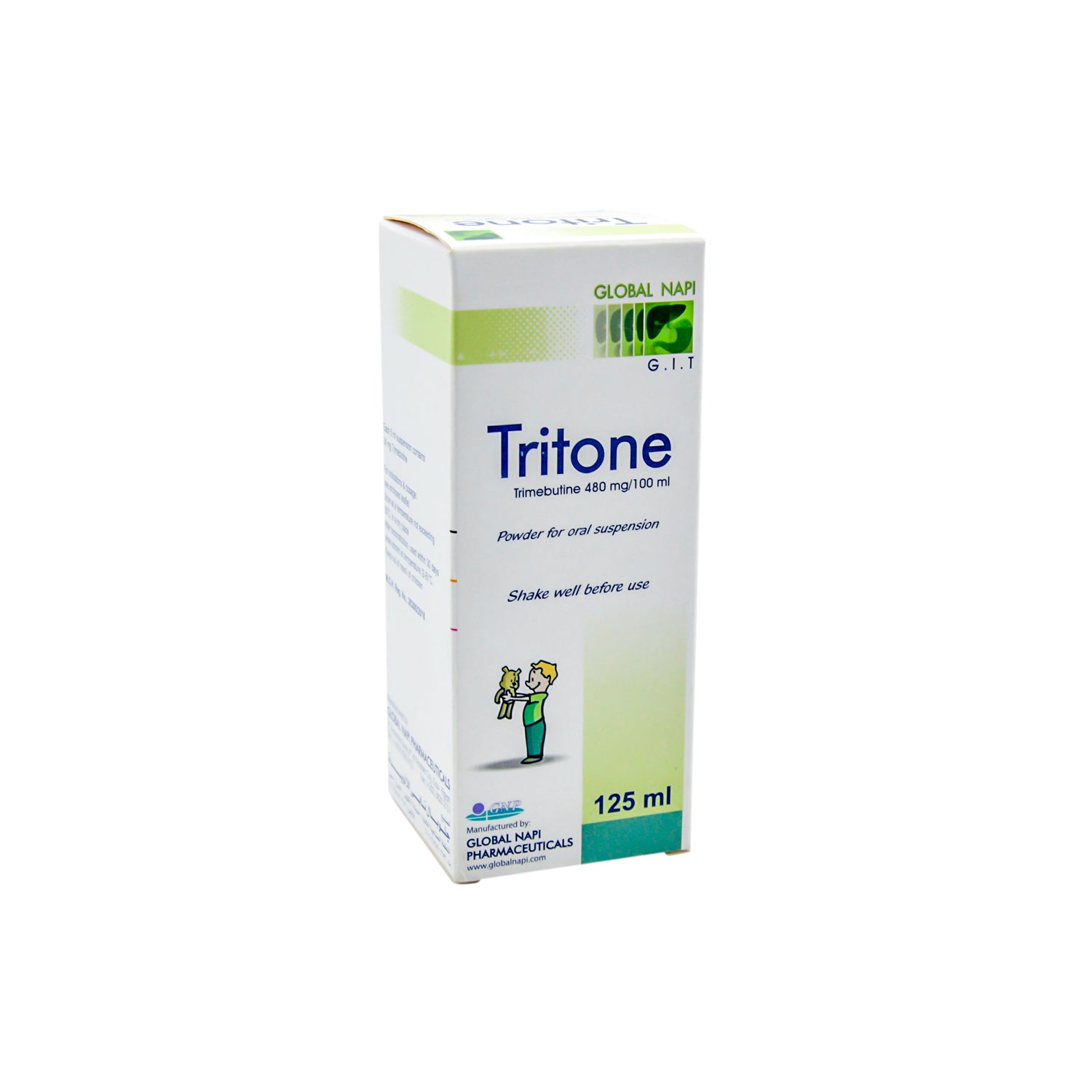Tritone 480mg/100ml Trimebutine Oral Suspension Powder for Gastrointestinal Motility