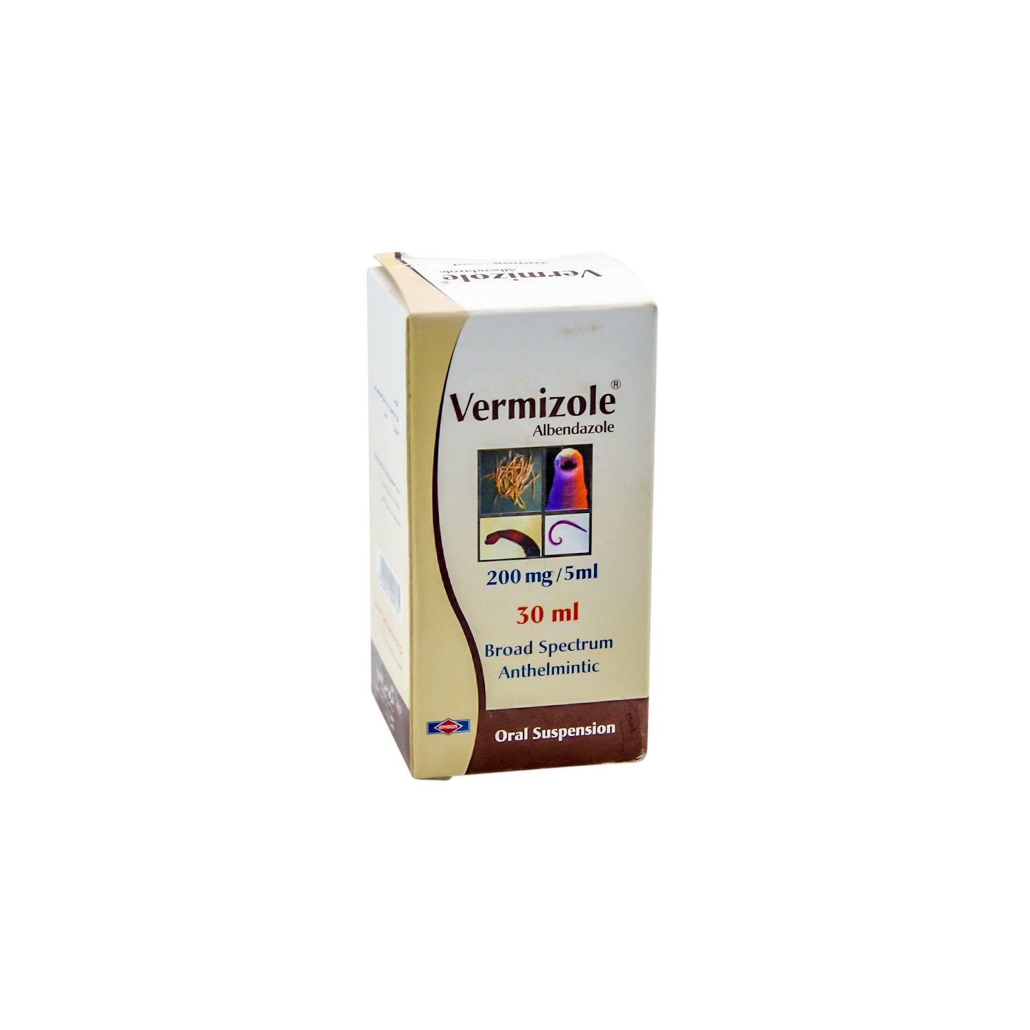 Vermizole 200mg/5ml Albendazole Oral Suspension Broad Spectrum Anthelmintic