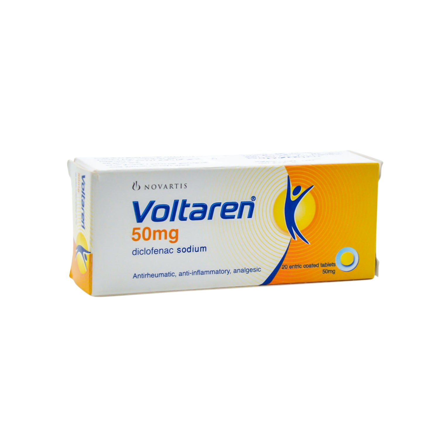 Voltaren 50mg Diclofenac Sodium Antirheumatic, Anti-Inflammatory & Analgesic