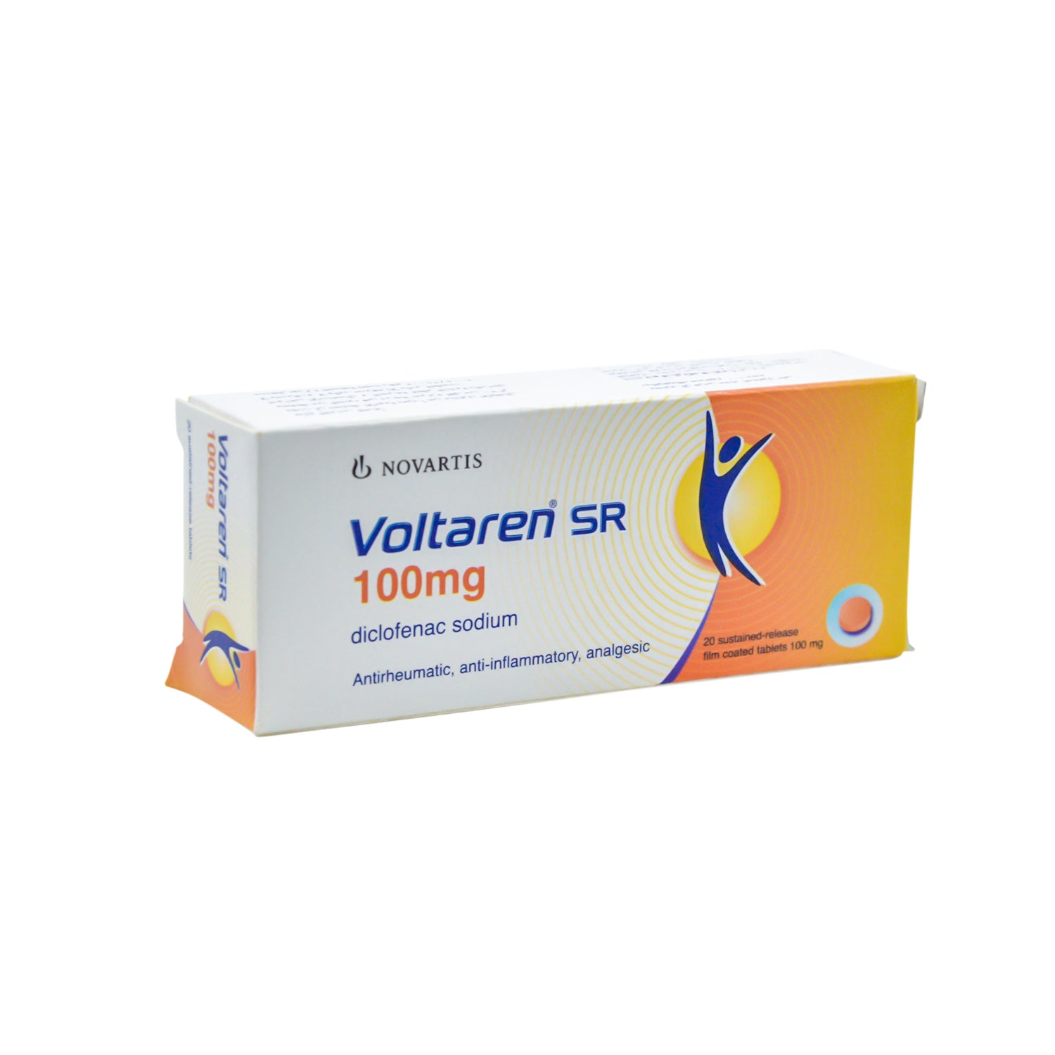 Voltaren SR 100mg Diclofenac Sodium Antirheumatic, Anti-Inflammatory & Analgesic