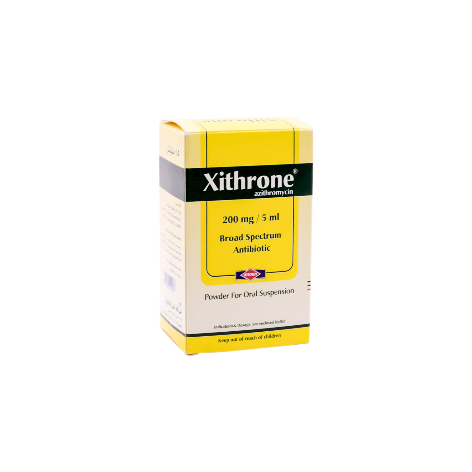Xithrone 200mg/5ml Azithromycin Oral Suspension Powder