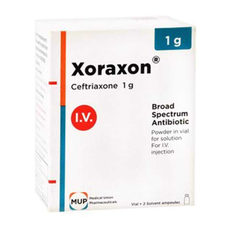 زوراكسون 1 غرام للحقن الوريدي 1/قارورة ($$)
