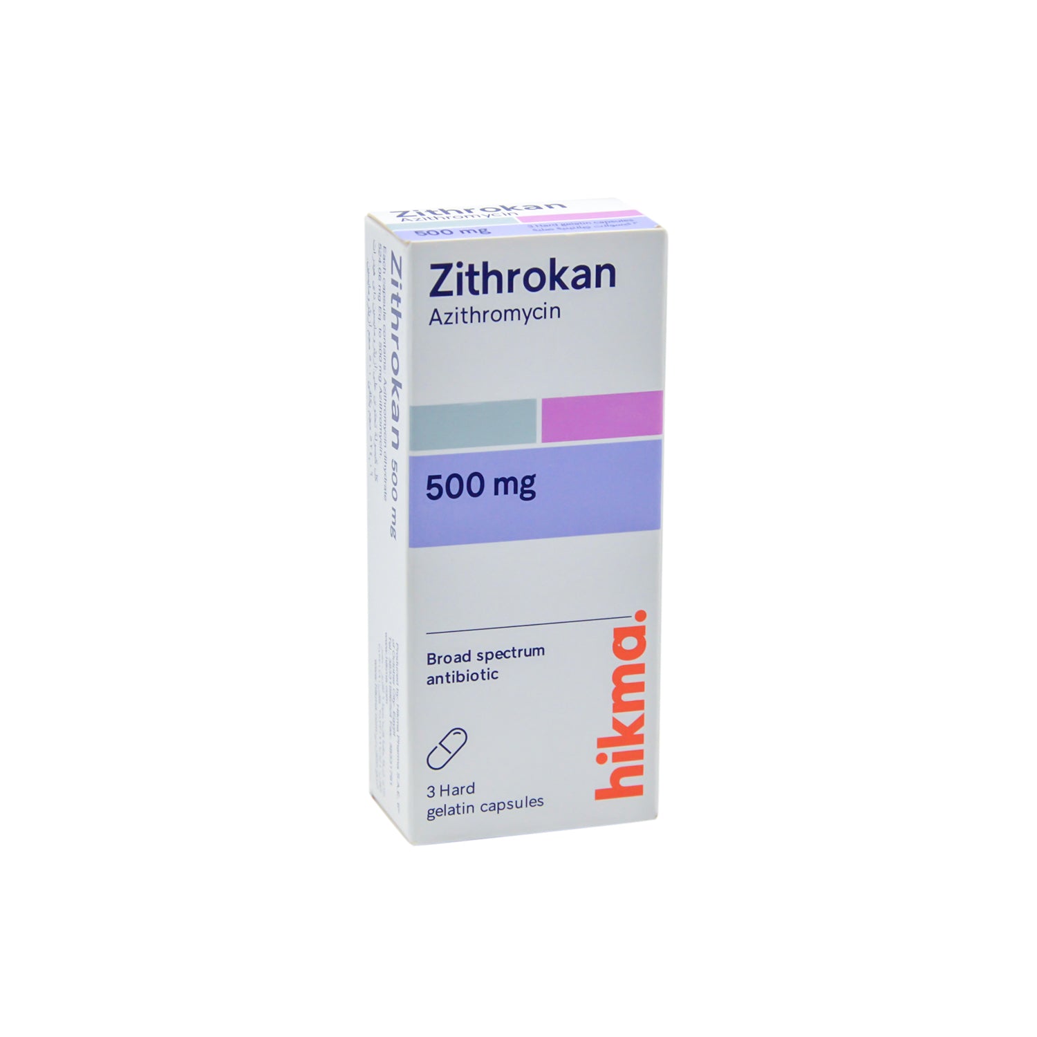 Zithrokan 500mg Azithromycin Broad Spectrum Antibiotic
