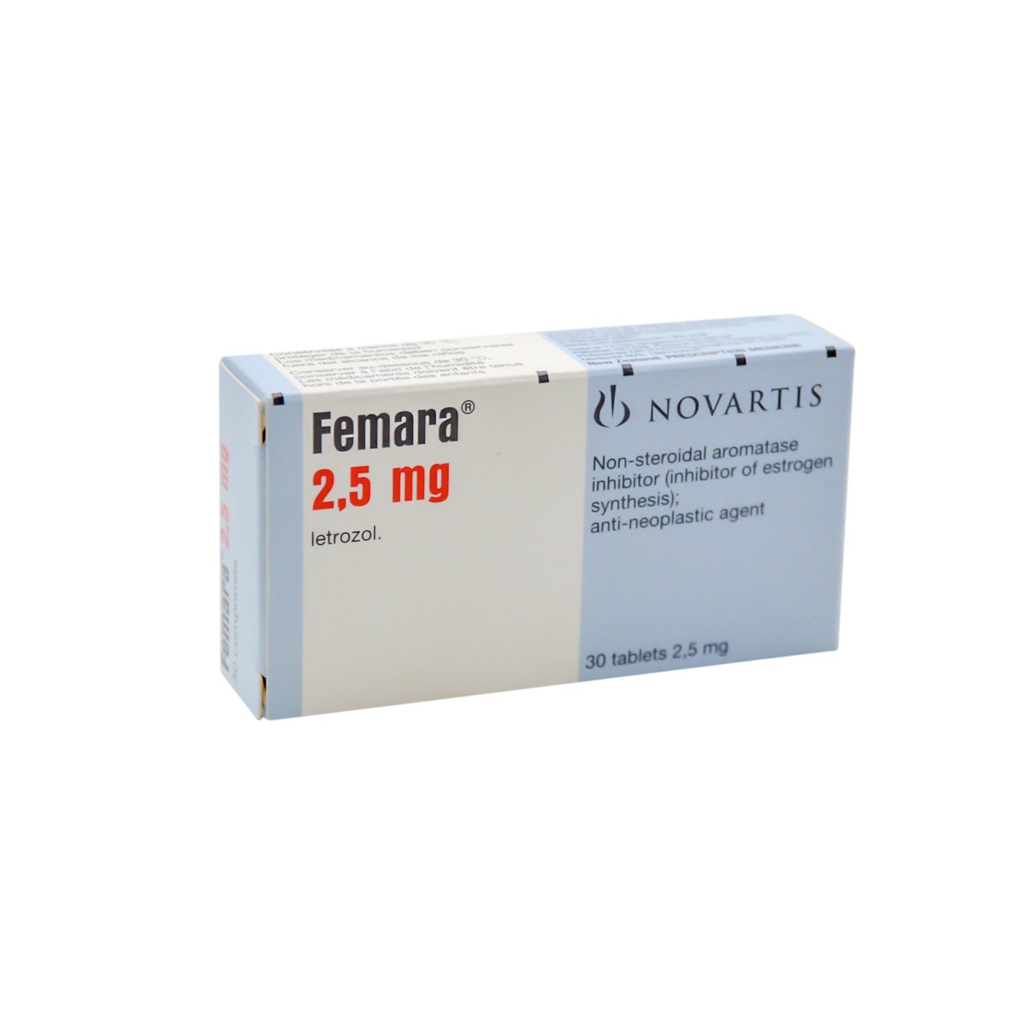 Femara 2.5mg Letrozole Non-Steroidal Aromatase Inhibitor Antineoplastic