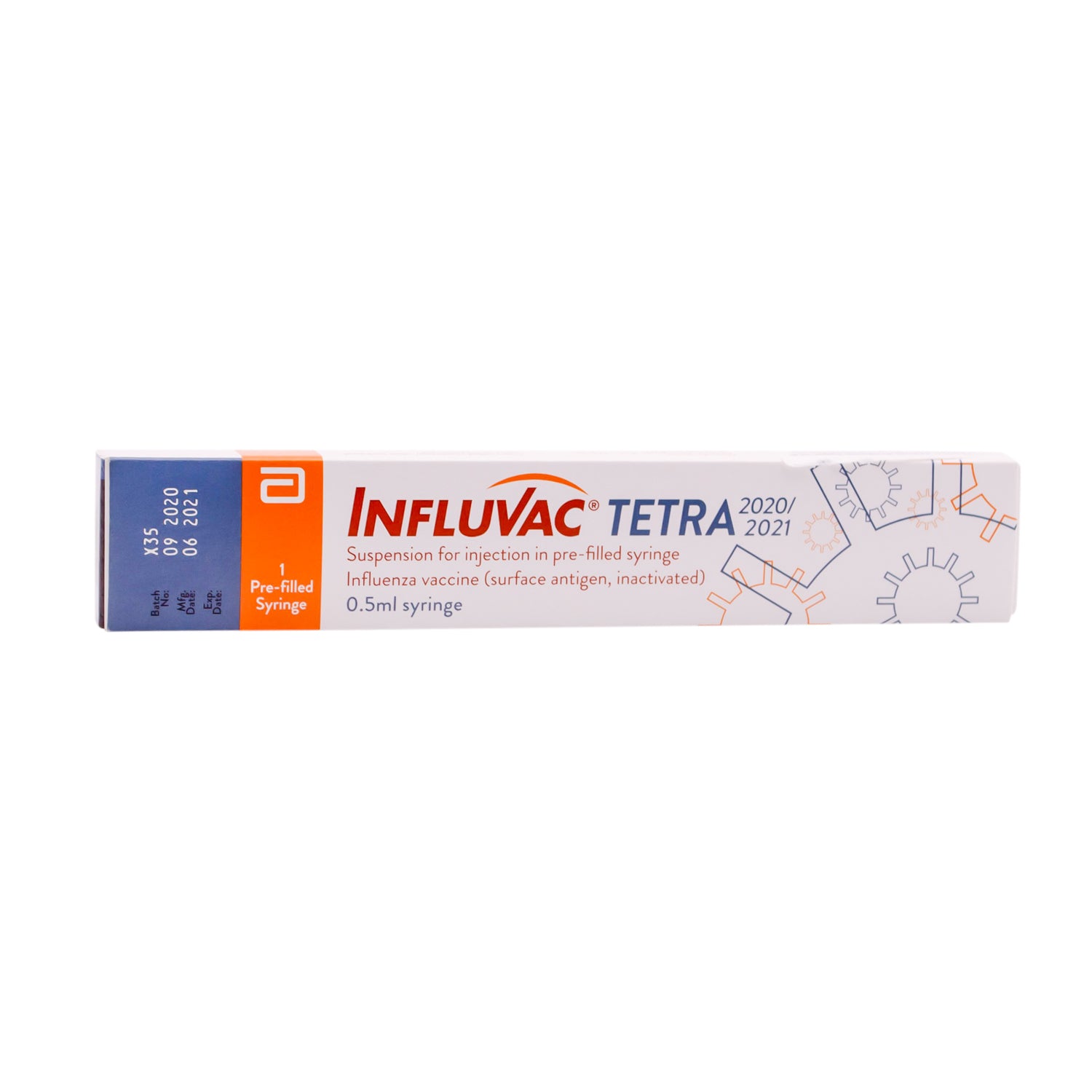 Influvac Tetra Influenza Vaccine Suspension Syringe for Intramuscular & Subcutaneous Injection
