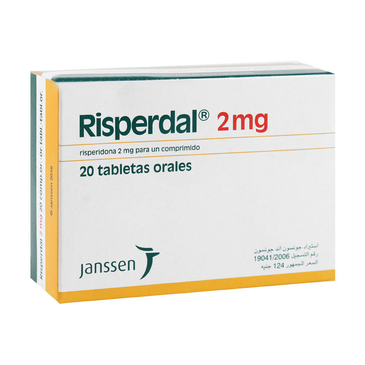 Risperdal 2mg Risperidona Psycholeptics Medication
