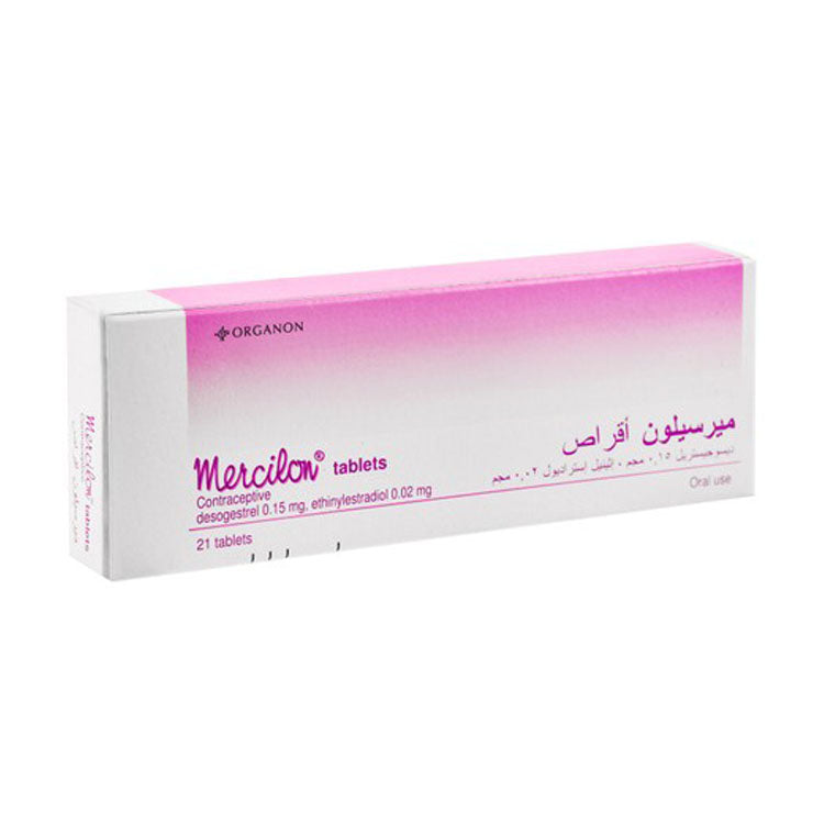 Mercilon 0.15mg Desogestrel & 0.02mg Ethinylestradiol