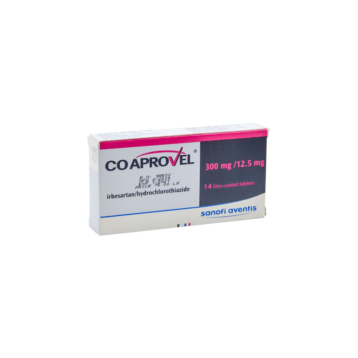 Coaprovel 300mg Irbesartan & 12.5mg Hydrochlorothiazide