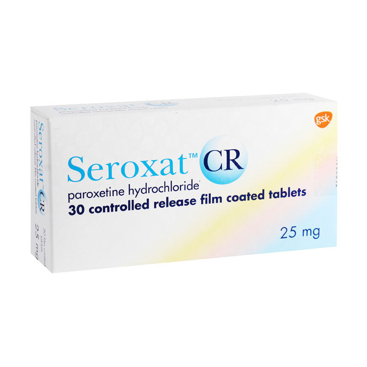 Seroxat CR 25mg Paroxetine Hydrochloride