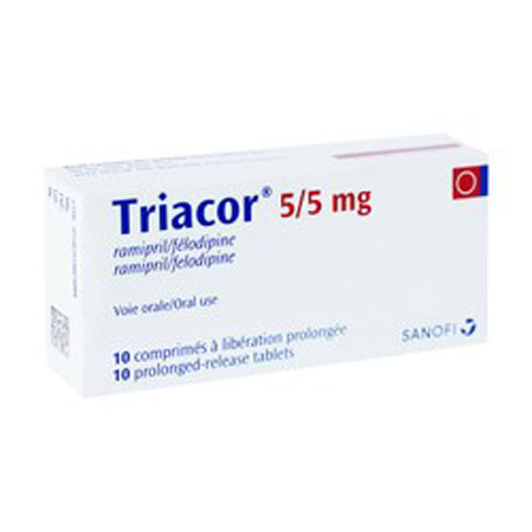Triacor 5mg Ramipril & 5mg Felodipine