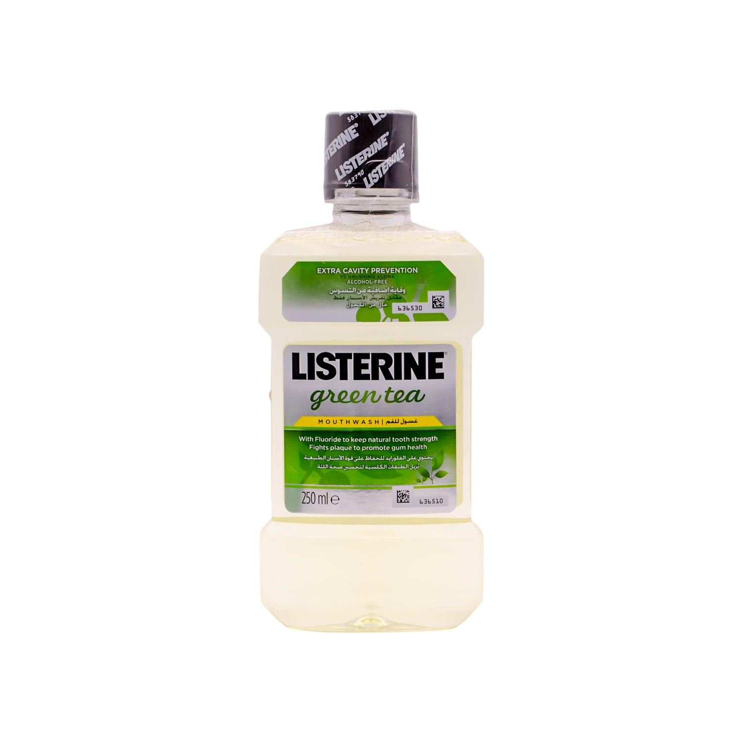 Listerine Milder Taste Mouthwash Green Tea Flavor - alcohol free
