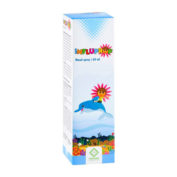 Influprop Isotonic Seawater Nasal Spray with Sodium Hyaluronate, Echinacea & Marigold Extracts for Kids