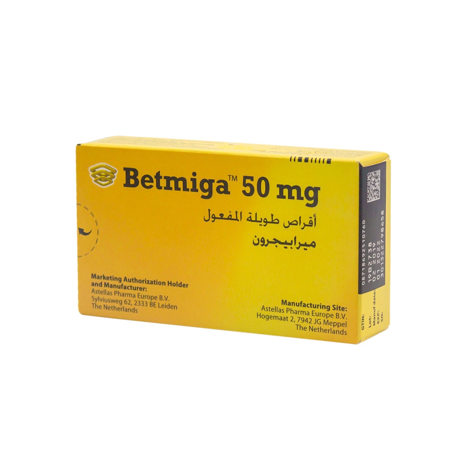 Betmiga 50mg Mirabegron