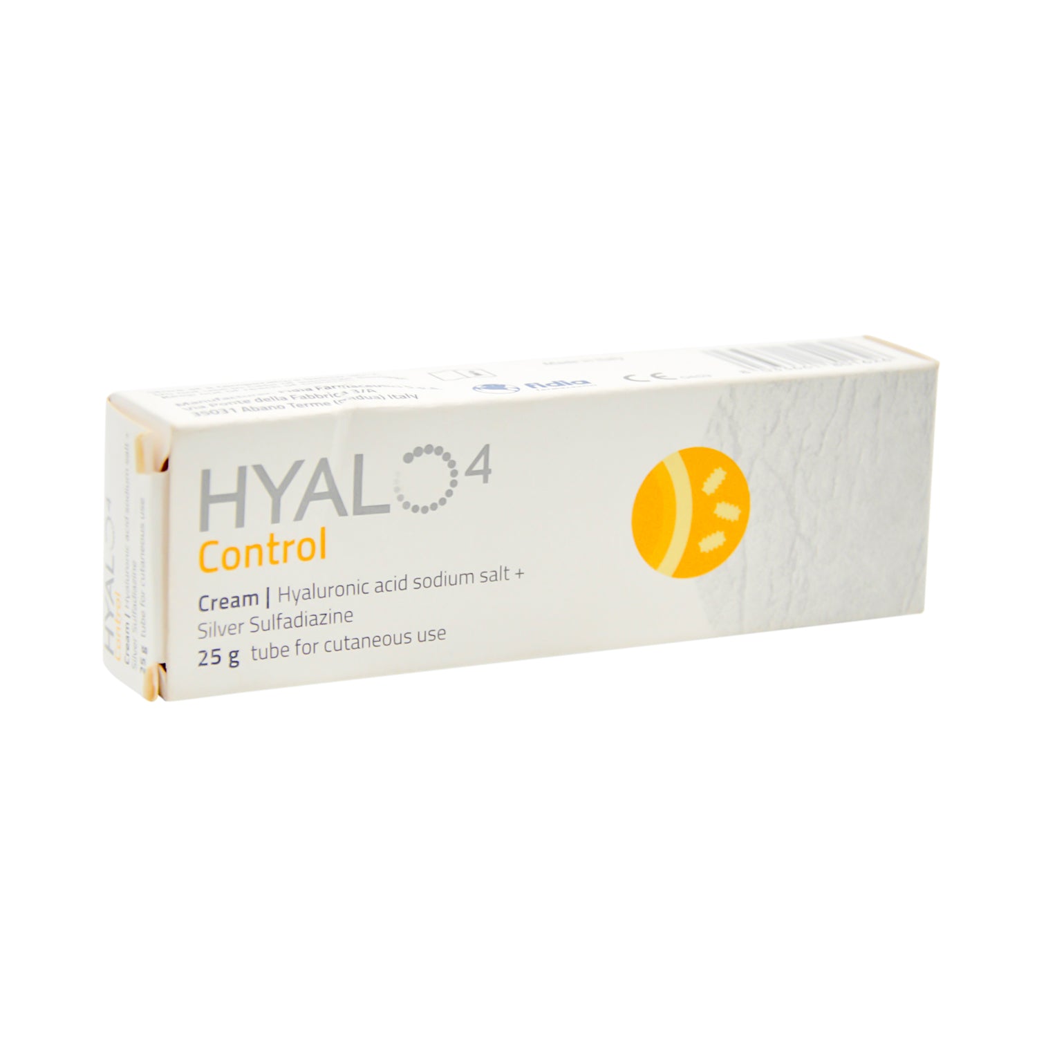 كريم هيالو 4 للتحكم مع حمض الهيالورونيك وملح الصوديوم وسلفاديازين الفضة