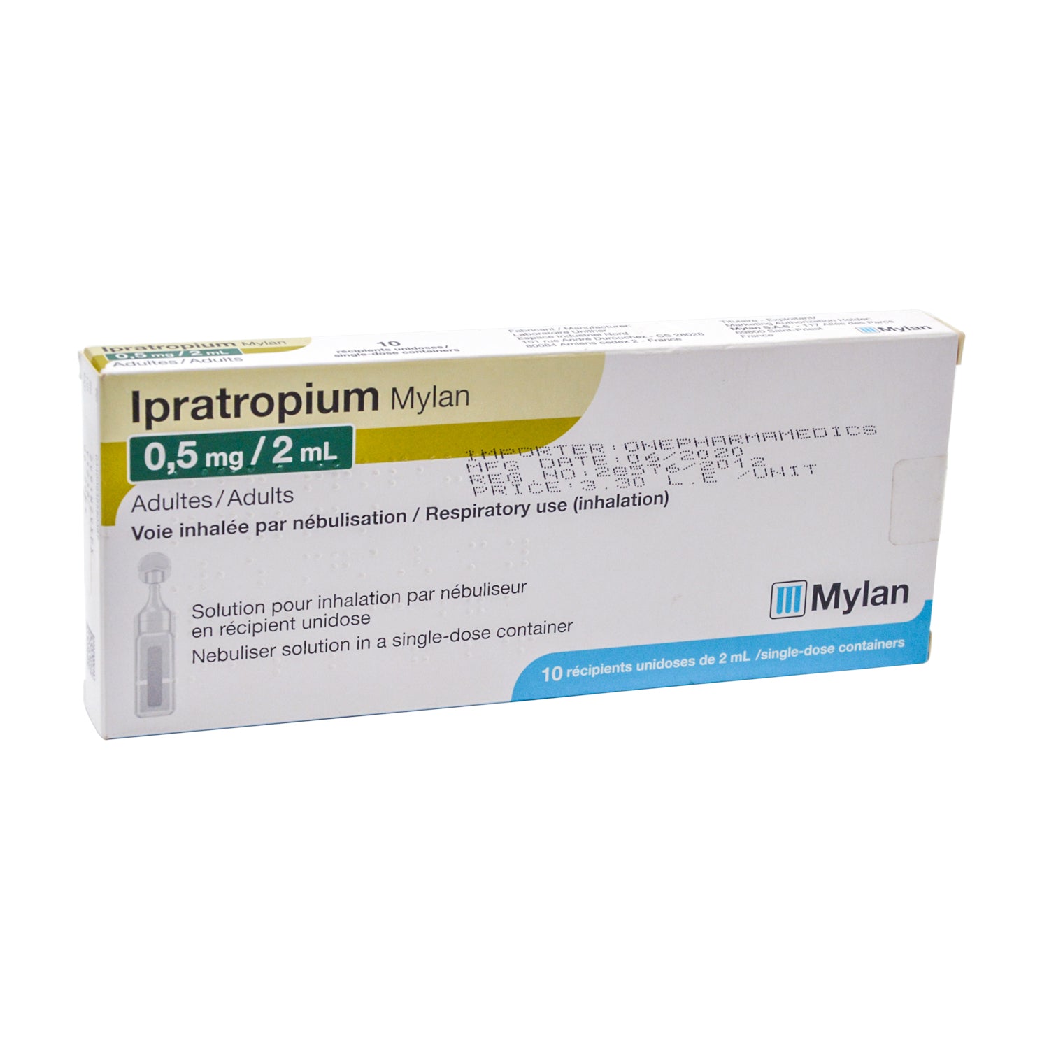 Ipratropium Bromide 0.5mg/2ml Nebulizer Solution for Adults