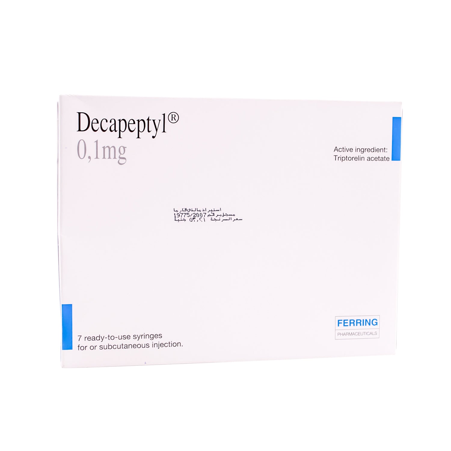 Decapeptyl 0.1mg 7 Prefilled Syringe