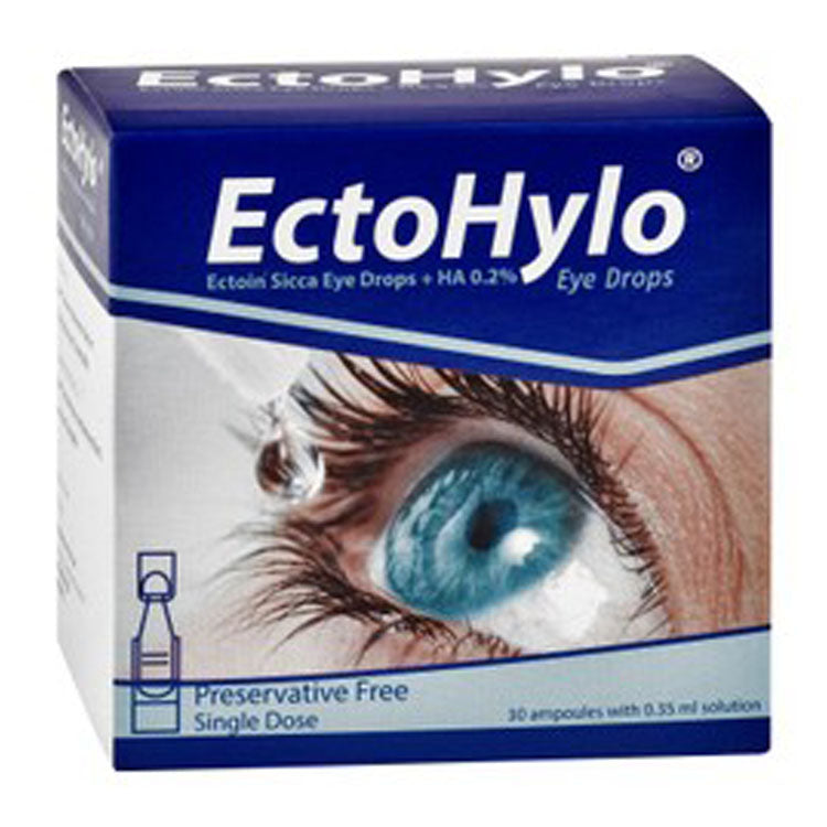 Ectohylo Eye Drop Solution Ampoules with Ectoin Sicca & Sodium Hyaluronate - preservatives free