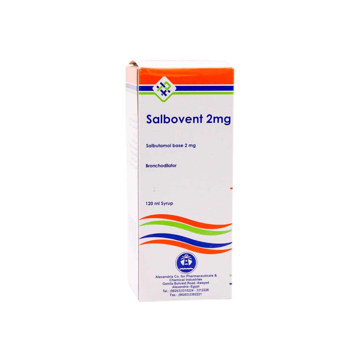 Salbovent 2mg Salbutamol Bronchodilator