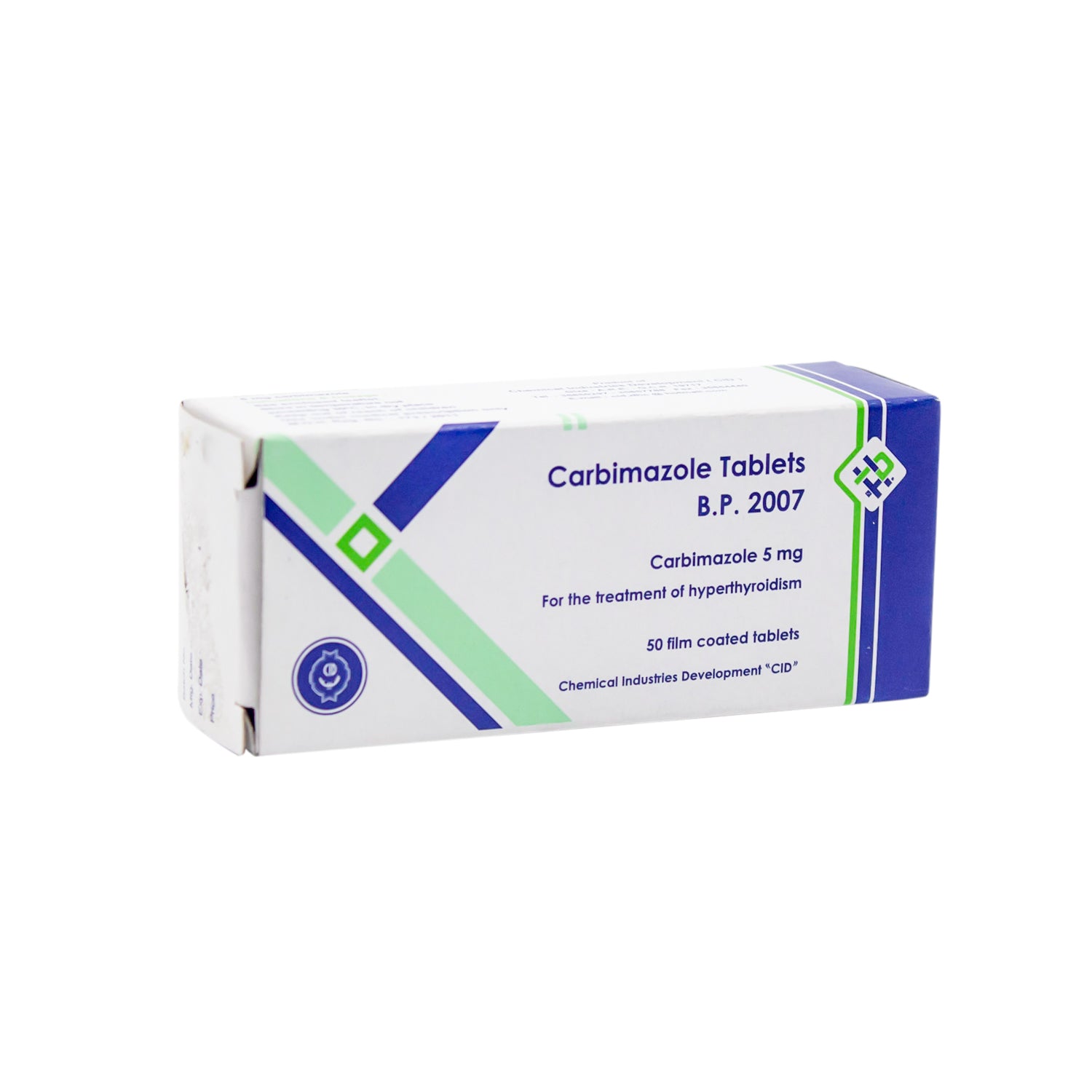 كاربيمازول ٥ ملغ بي بي ٢٠٠٧ لعلاج فرط نشاط الغدة الدرقية