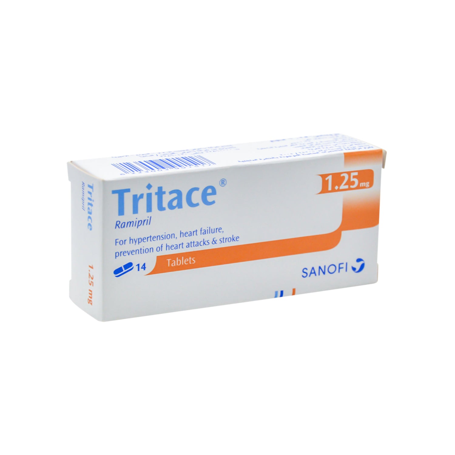 Tritace 1.25mg Ramipril for Preventing Hypertension, Heart Failure, Heart Attacks & Stroke