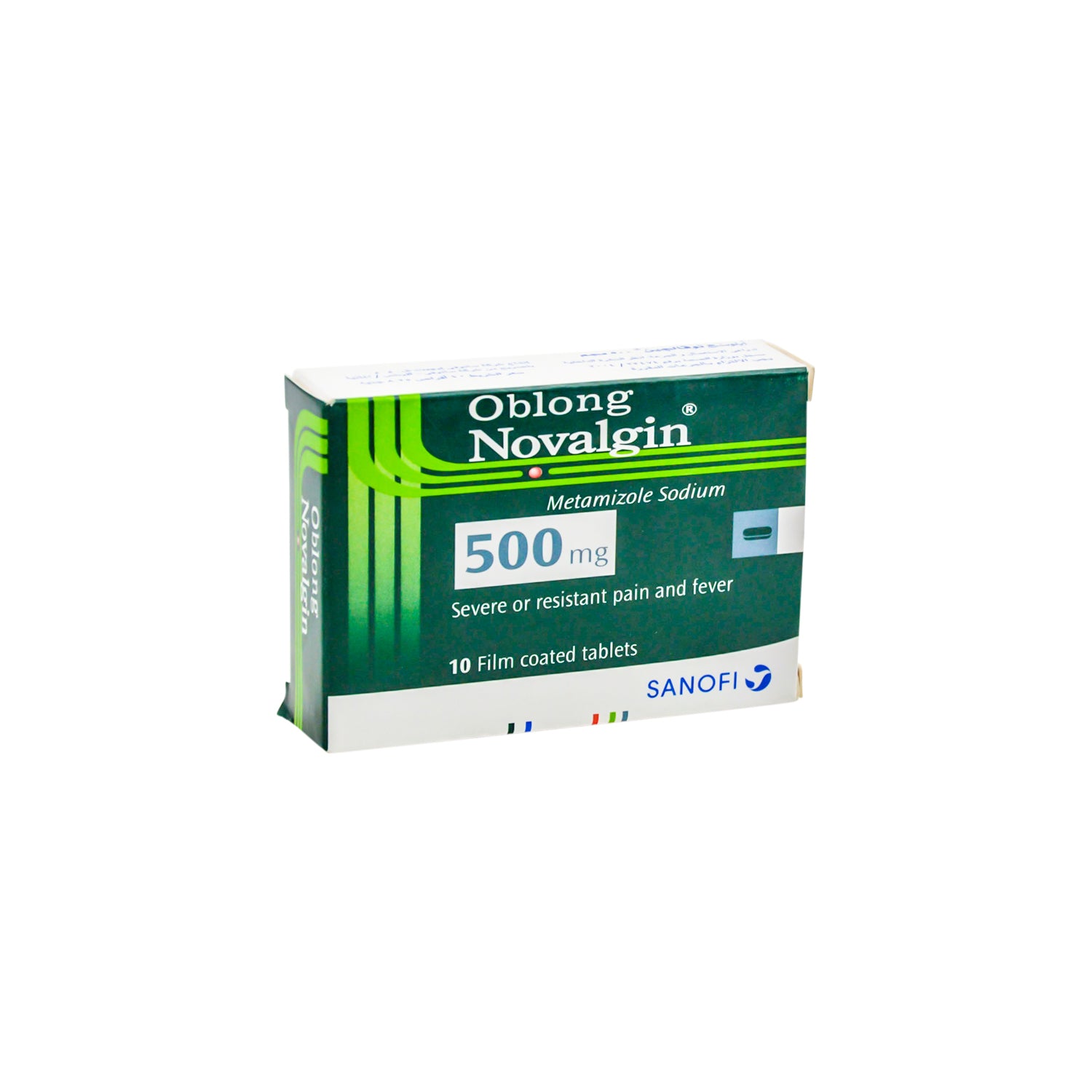 Novalgin Oblong 500mg Metamizole Pain & Fever Medication