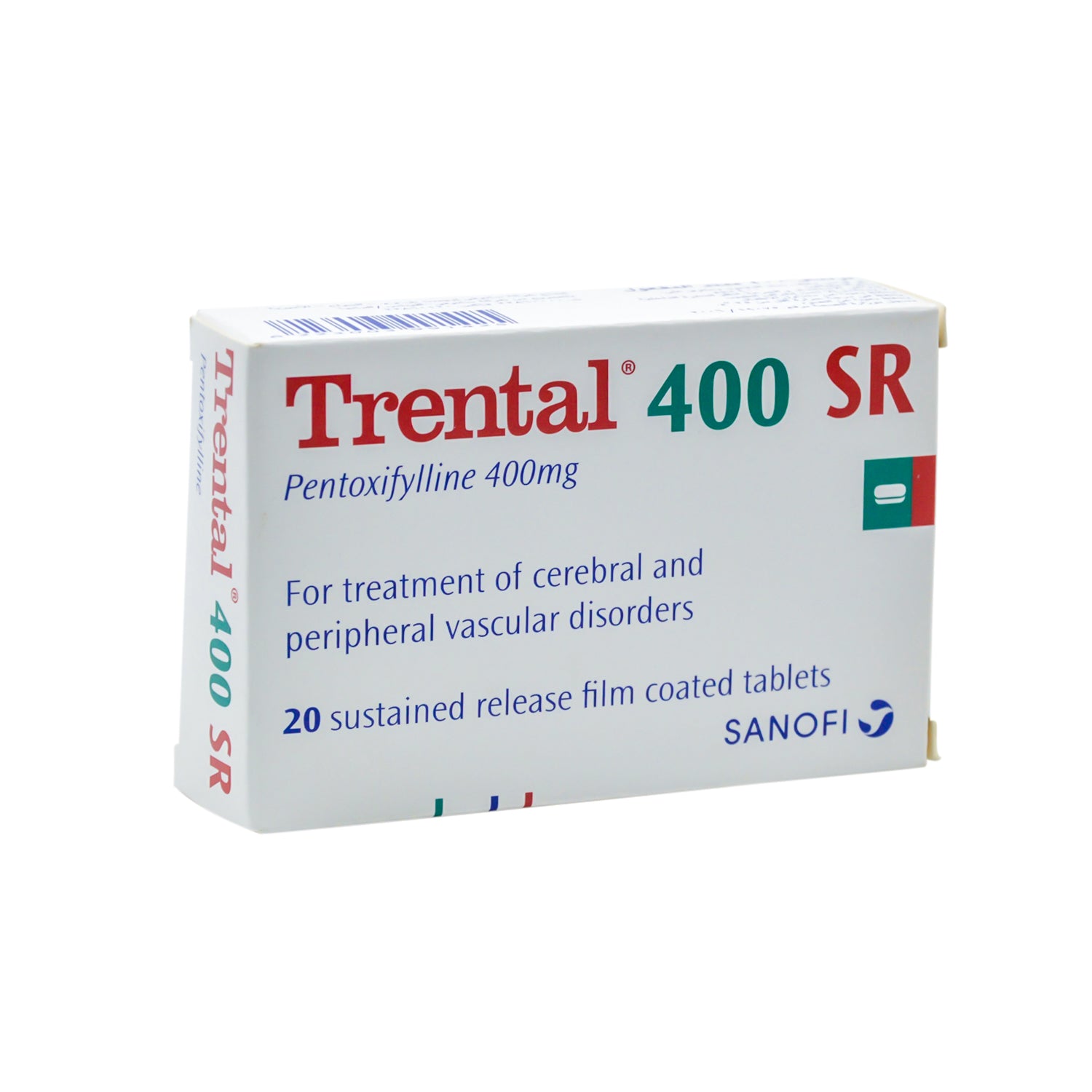 Trental SR 400mg Pentoxifyline for Cerebral & Peripheral Vascular Disorders