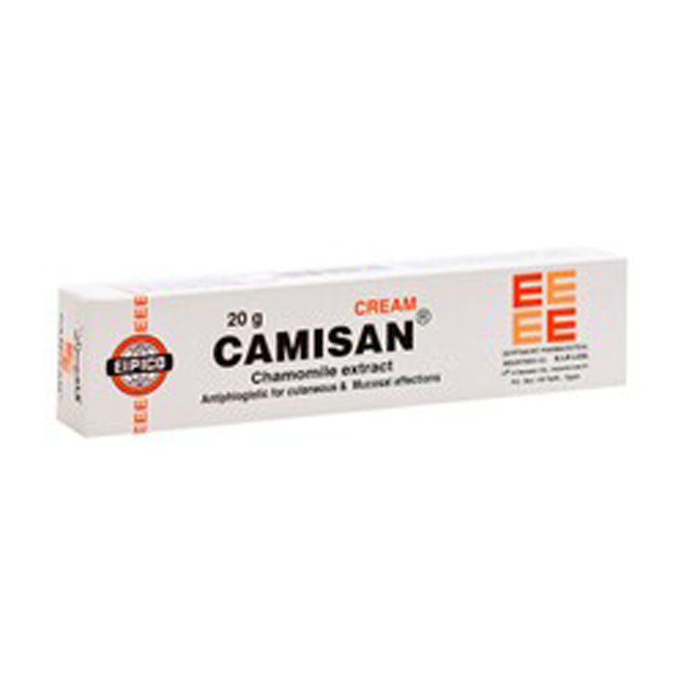 Camisan Cream with Chamomile Extract Antiphlogisticfor Cutaneous & Mucosal Affections