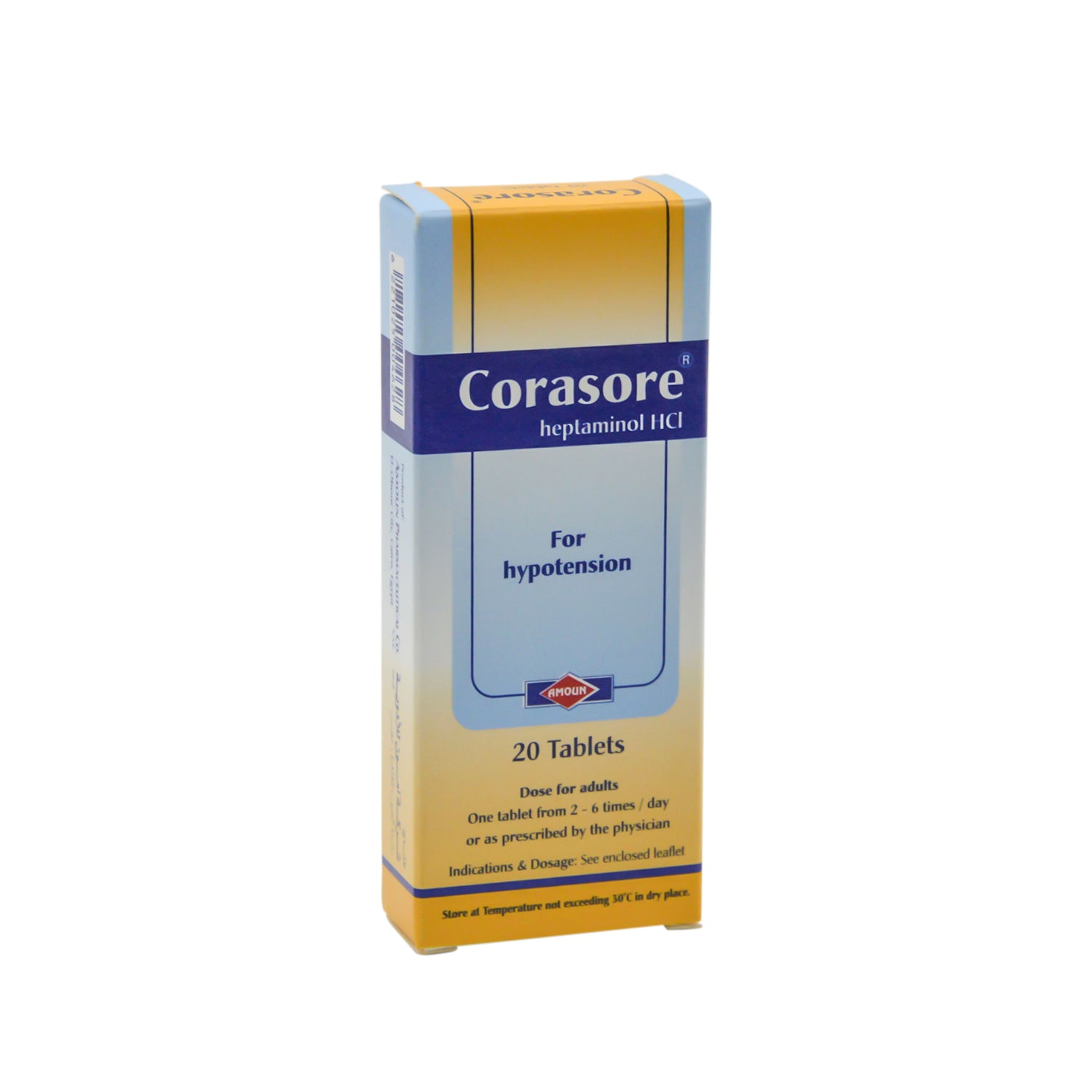 Corasore Heptaminol Hydrochloride for Hypotension