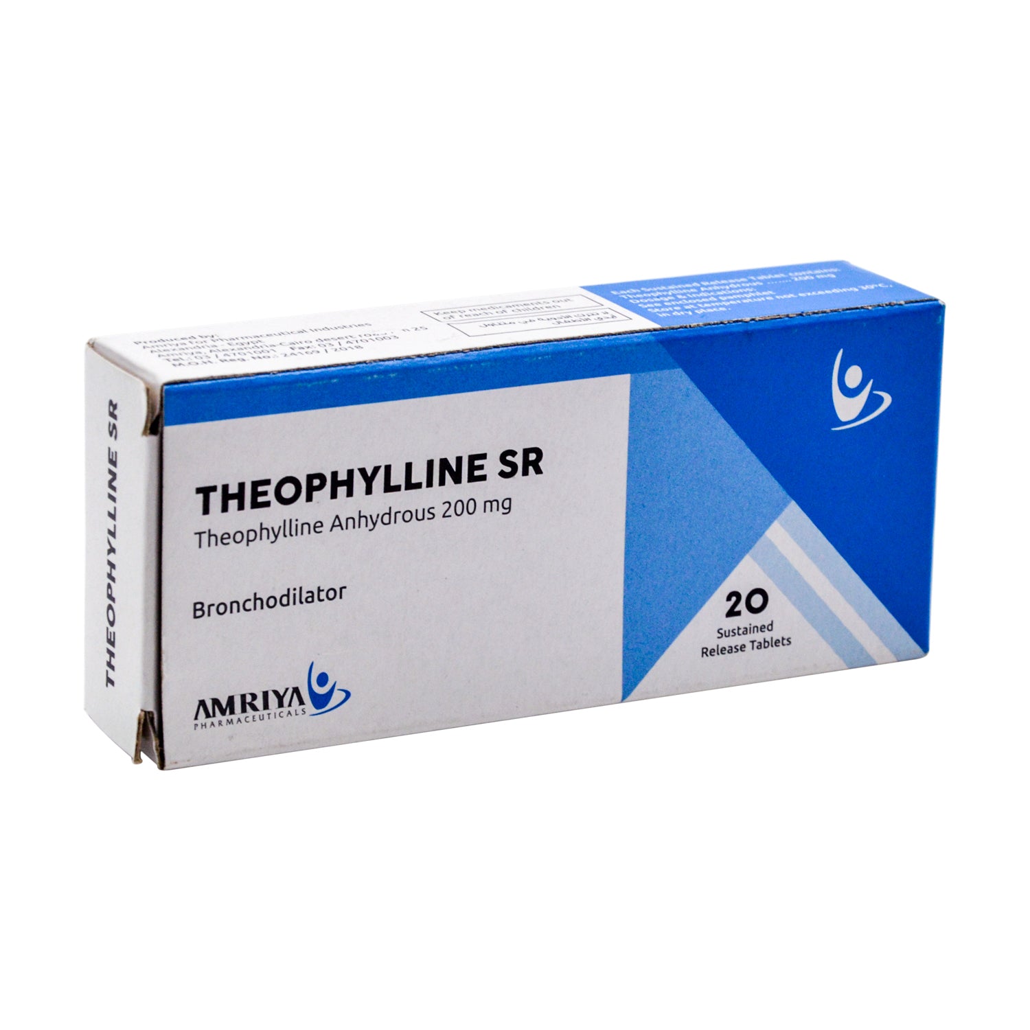 Theophylline Anhydrous SR 200mg Bronchodilator