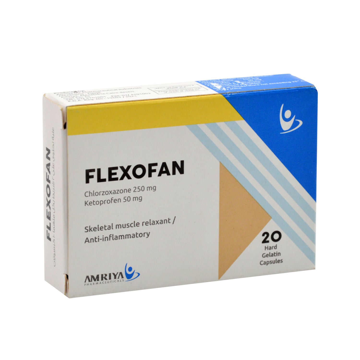 Flexofan with 250mg Chlorzoxazone & 50mg Ketoprofen Anti Inflammatory