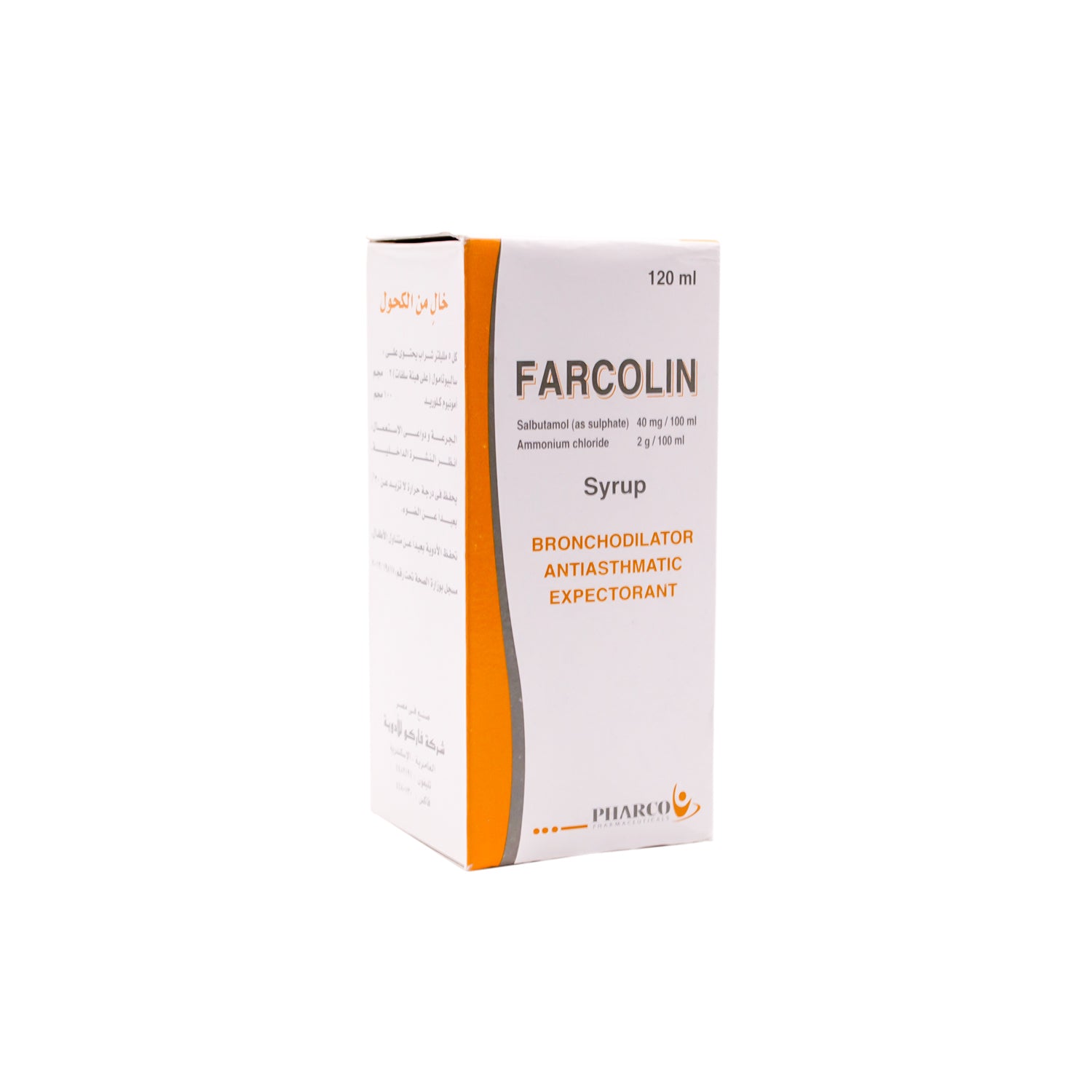 Farcolin with Salbutamol & Ammonium Chloride Expectorant Cough Syrup