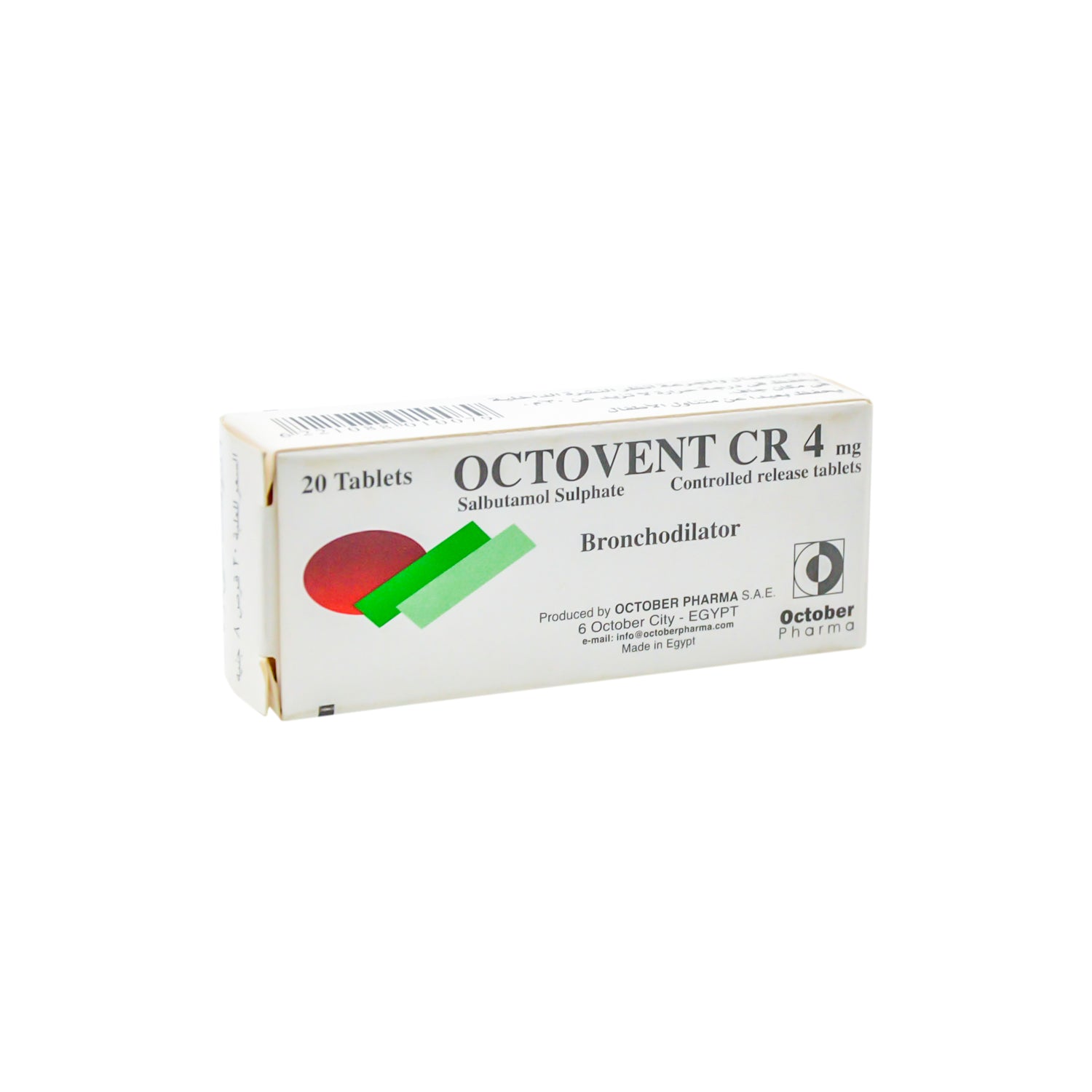 Octovent CR 4mg Salbutamol Sulfate Bronchodilator