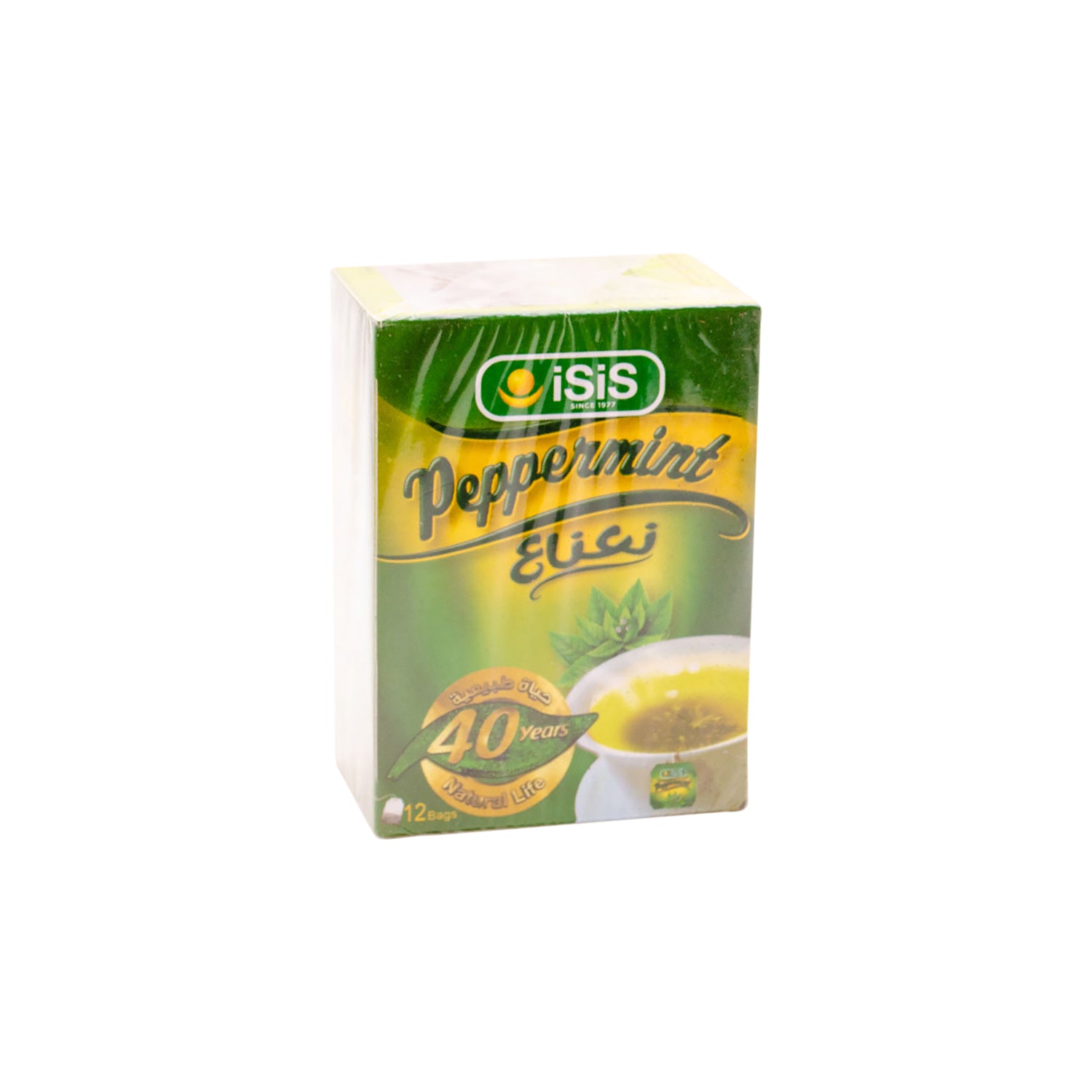 أكياس شاي النعناع العضوي من إيزيس - خالية من المبيدات الحشرية والمواد الكيميائية