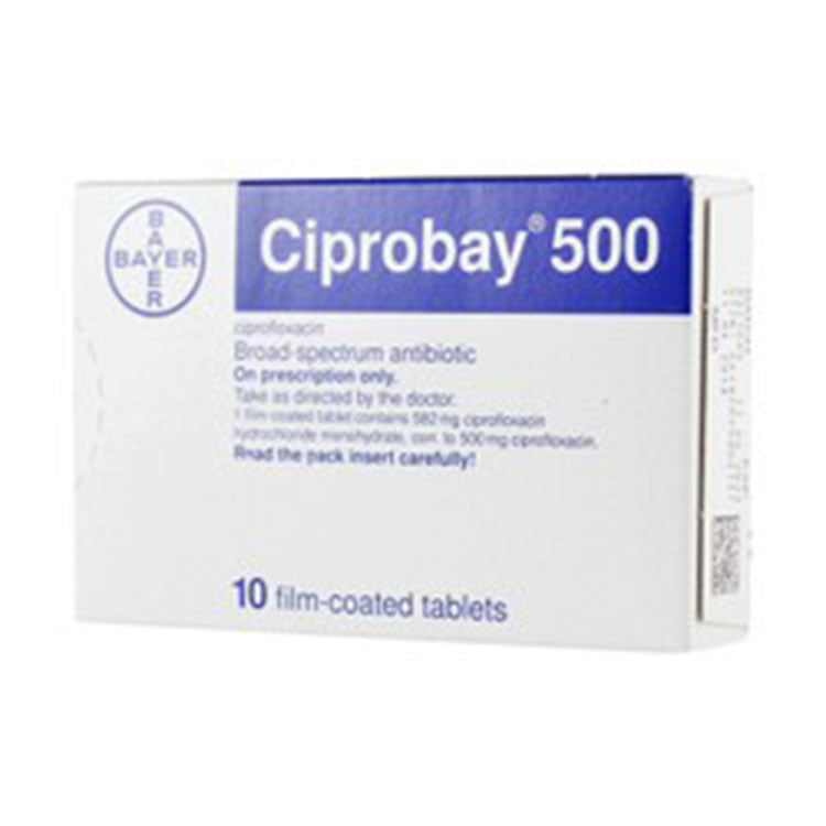 Ciprobay 500mg Ciprofloxacin Broad-Spectrum Antibiotic
