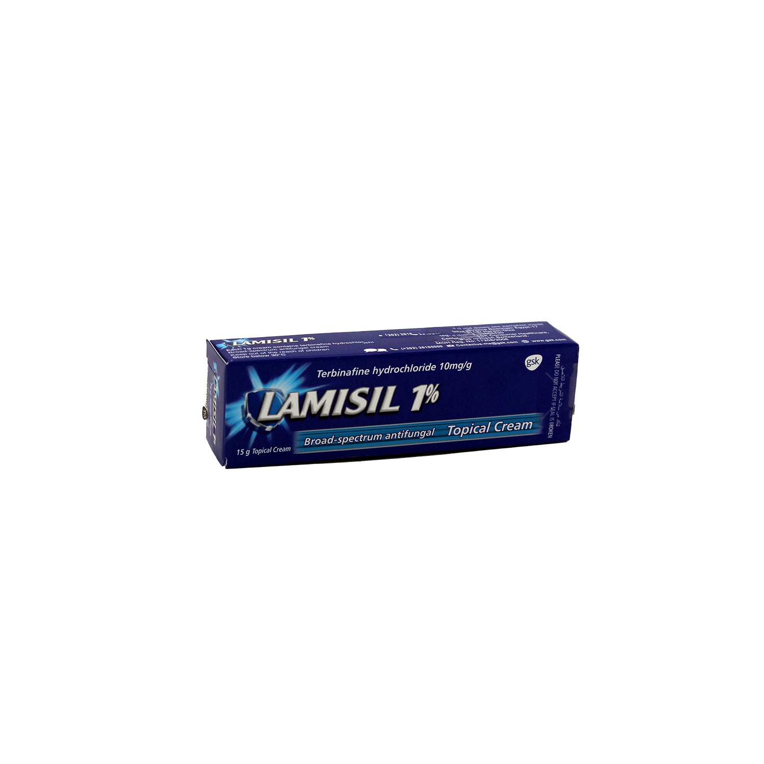 Lamisil 1% Terbinafine Hydrochloride Broad Spectrum Antifungal Cream