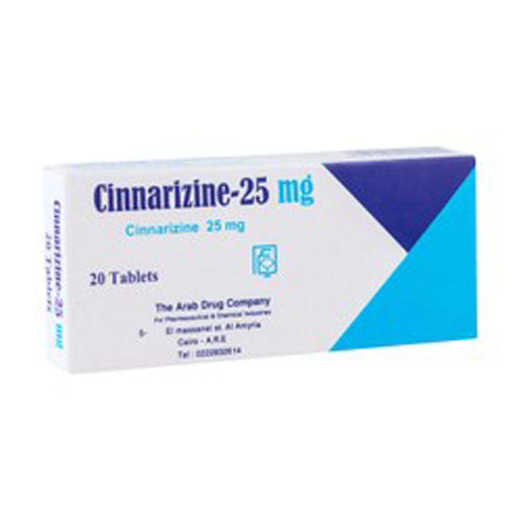 سيناريزين 25 ملغ