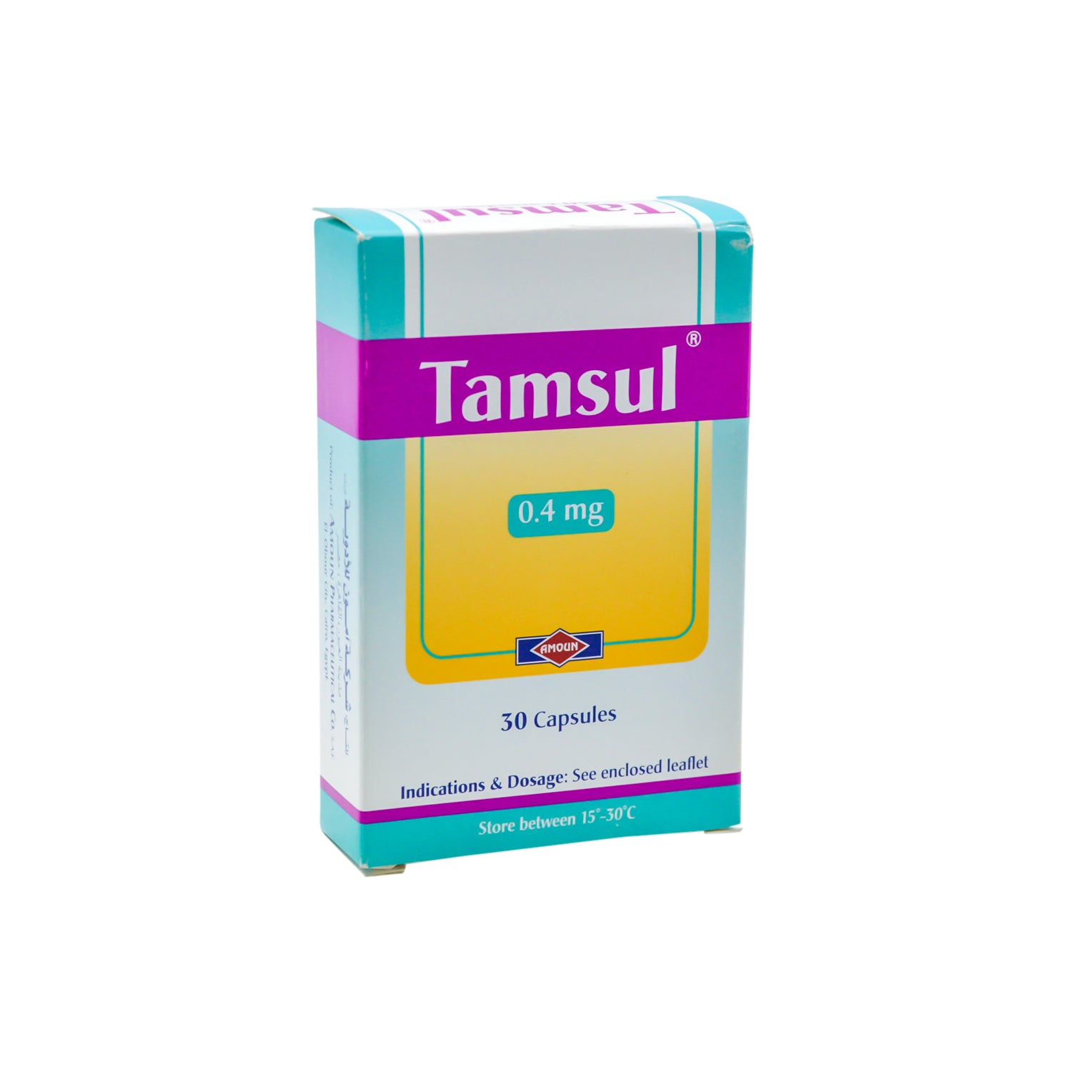 Tamsul 0.4mg Tamsulosin Hydrochloride