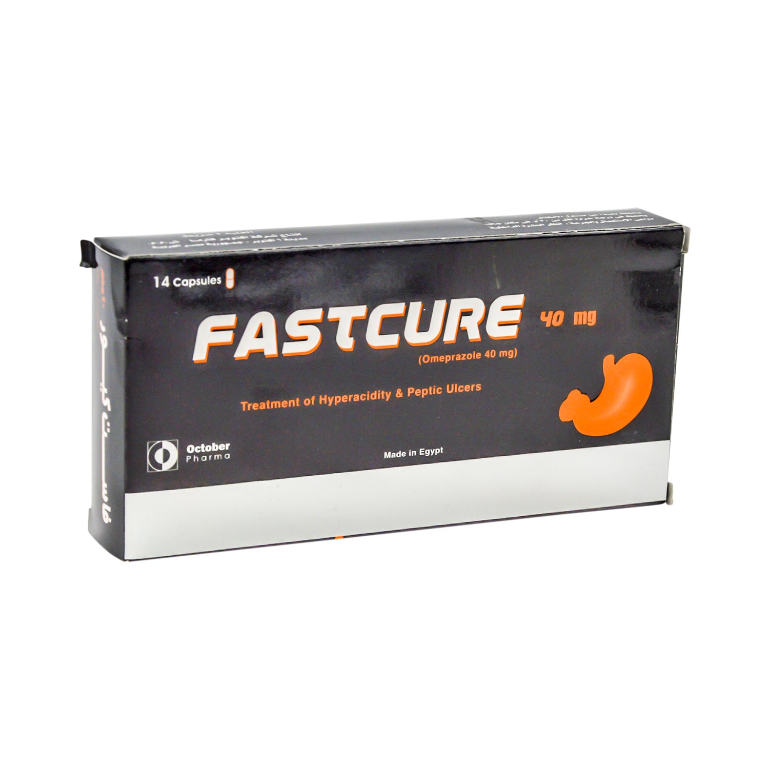 Fastcure 40mg Omeprazole for Hyperacidity & Peptic Ulcers
