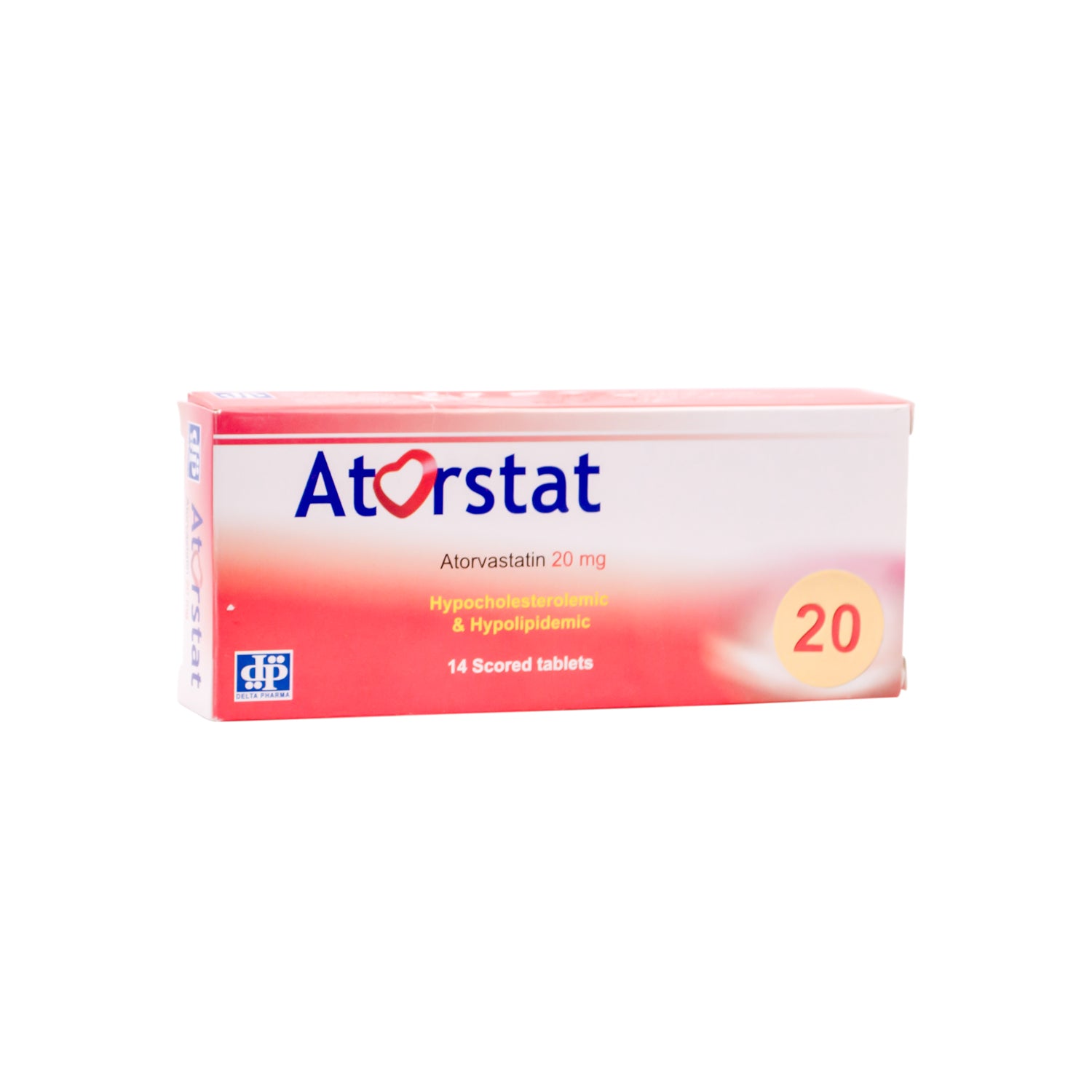 Atorstat 20mg Atorvastatin Hypocholesterolemic & Hypolipidemic