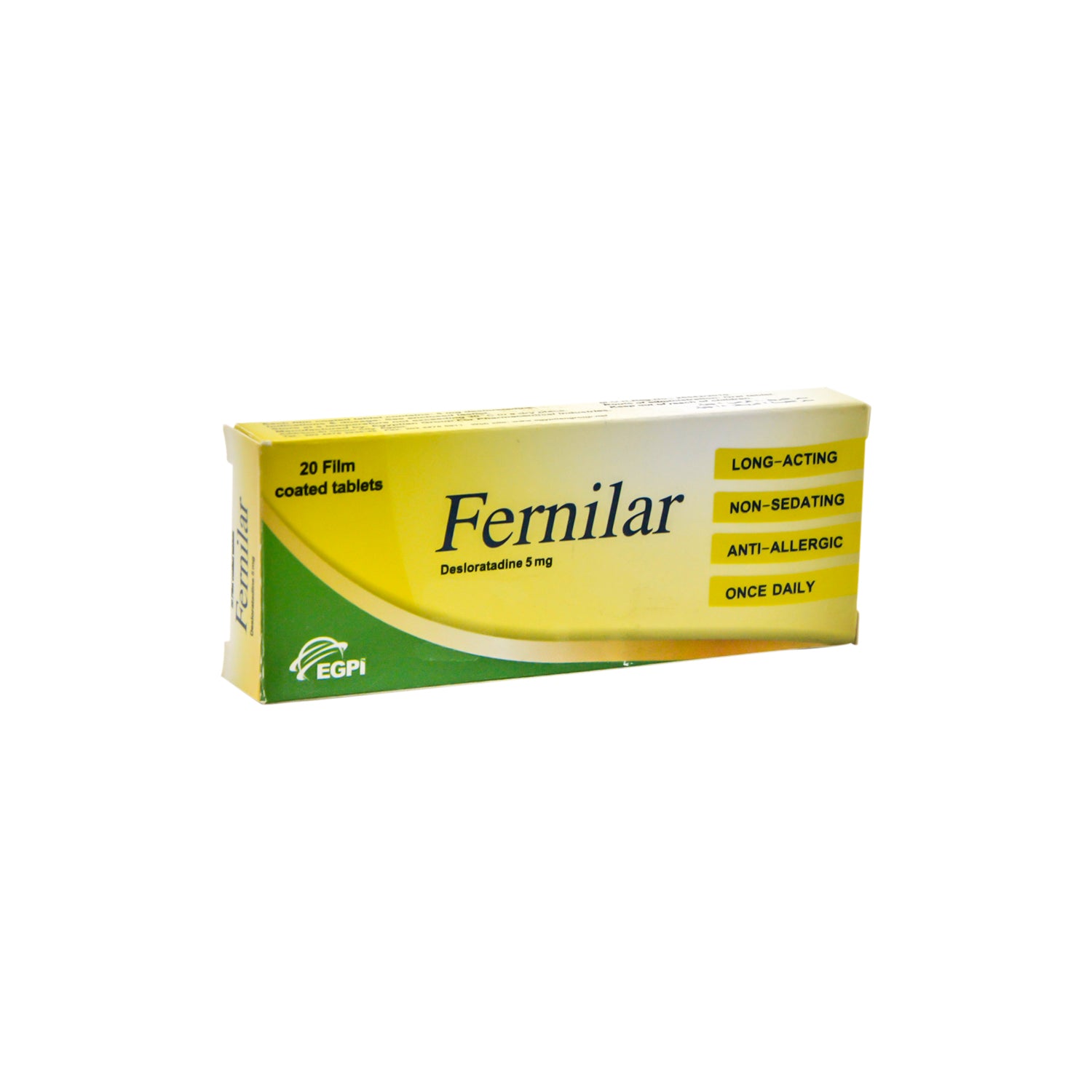 Fernilar 5mg Desloratadine Non-Sedating Anti-Allergy
