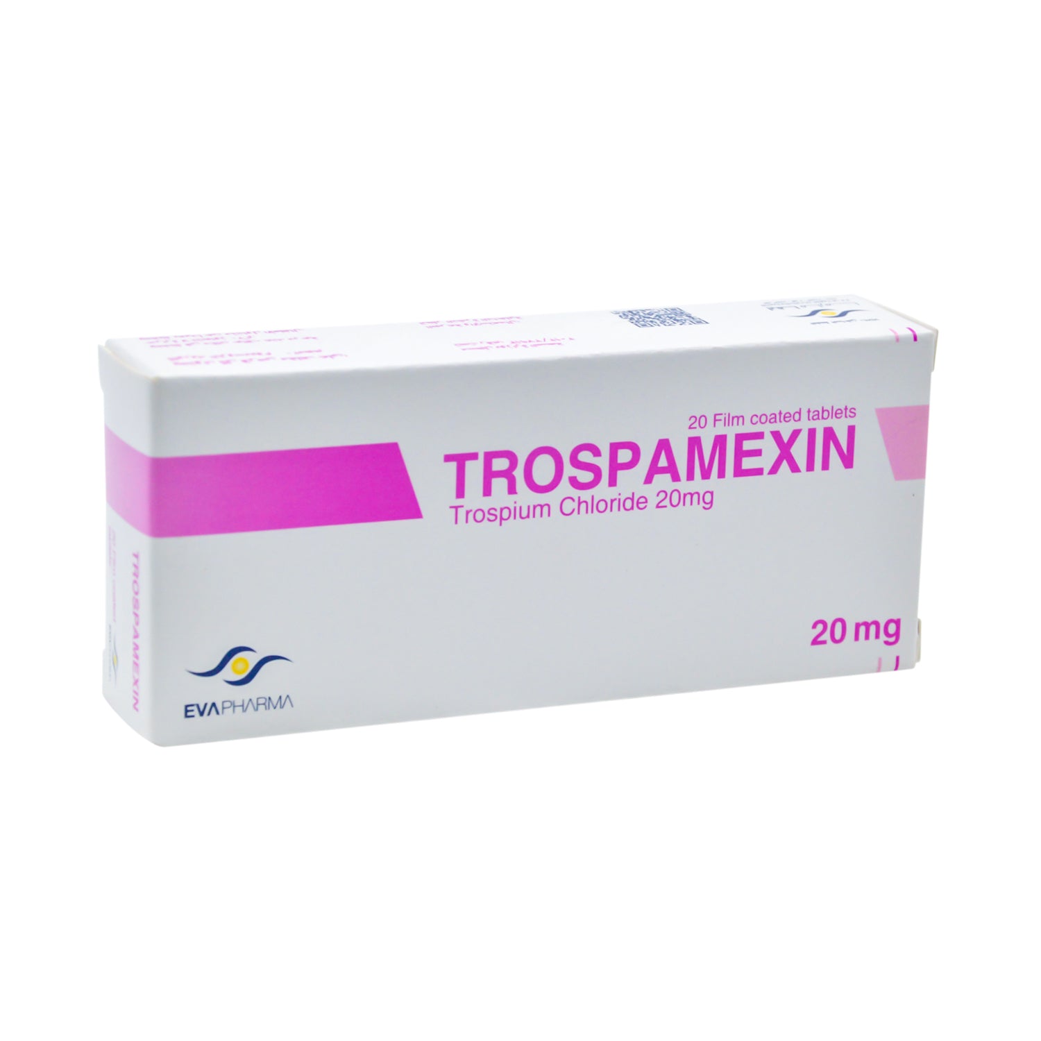 Trospamexin 20mg Trospium Chloride