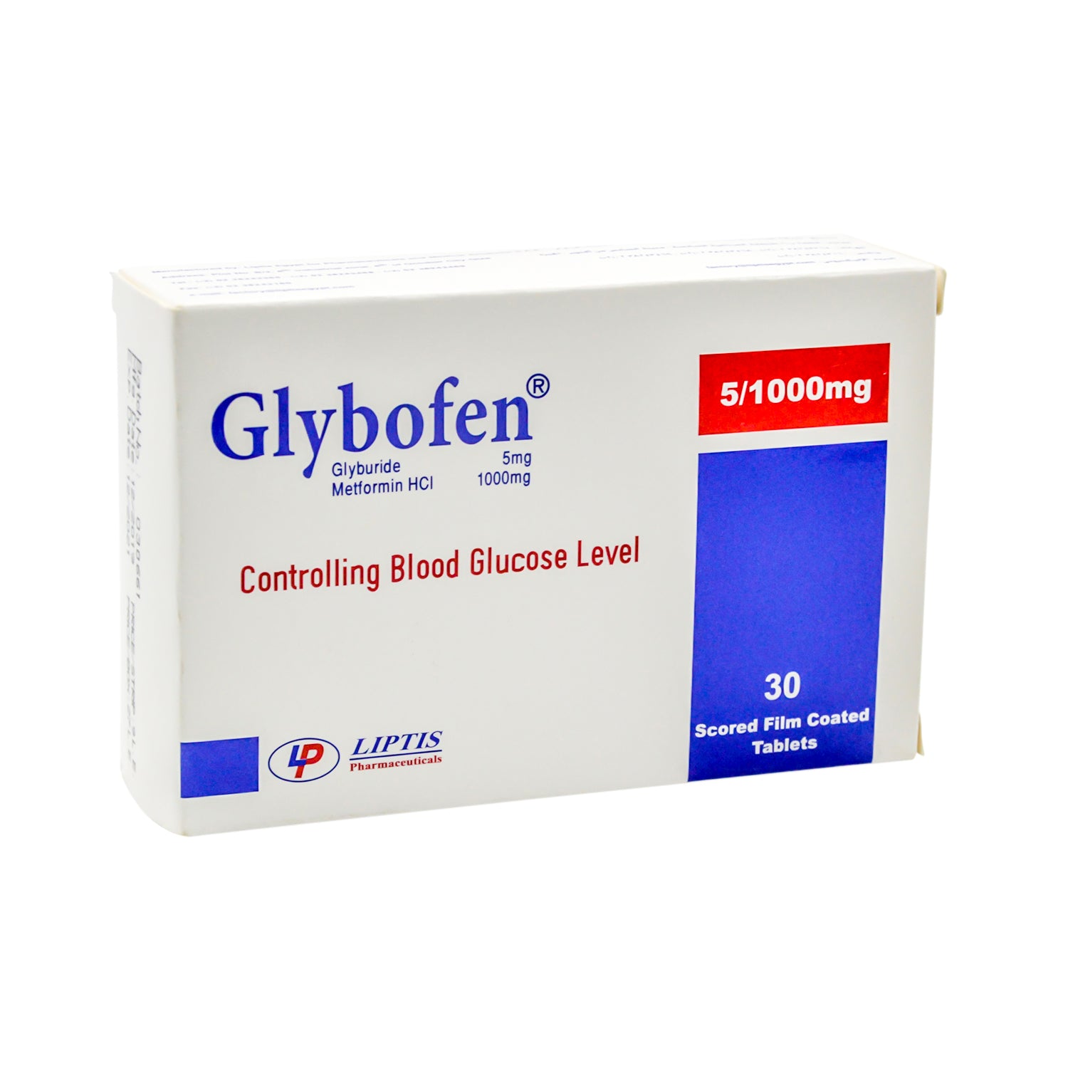 - جليبوفين 5 ملجم جليبورايد و 1000 ملجم ميرفورمين هيدروكلوريد