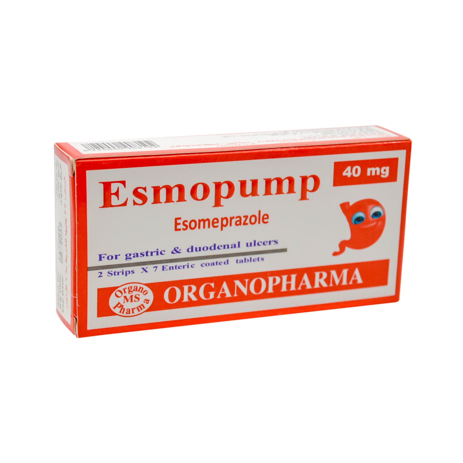 Esmopump 40mg Esomeprazole for Gastric & Duodenal Ulcer
