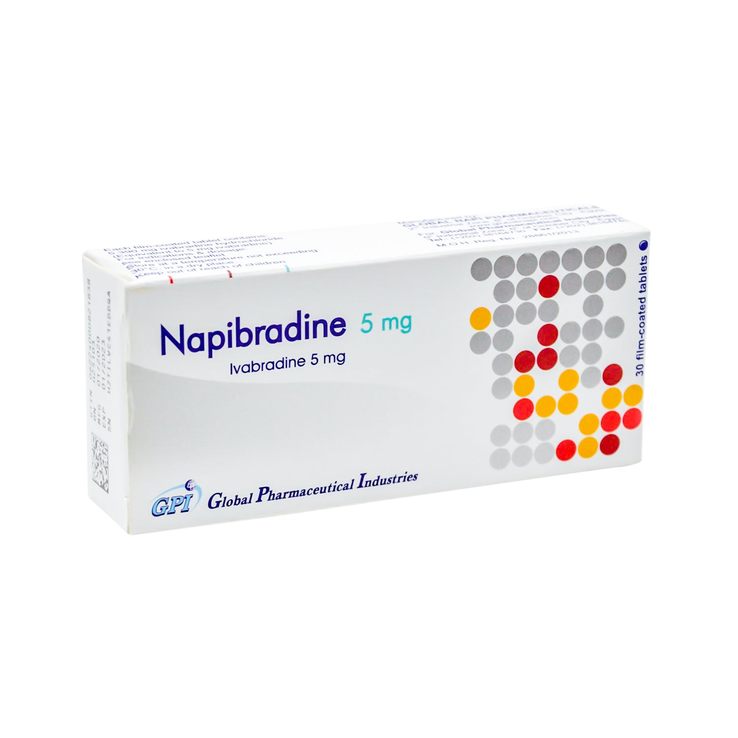 نابيبرادين ٥ ملغ إيفابرادين