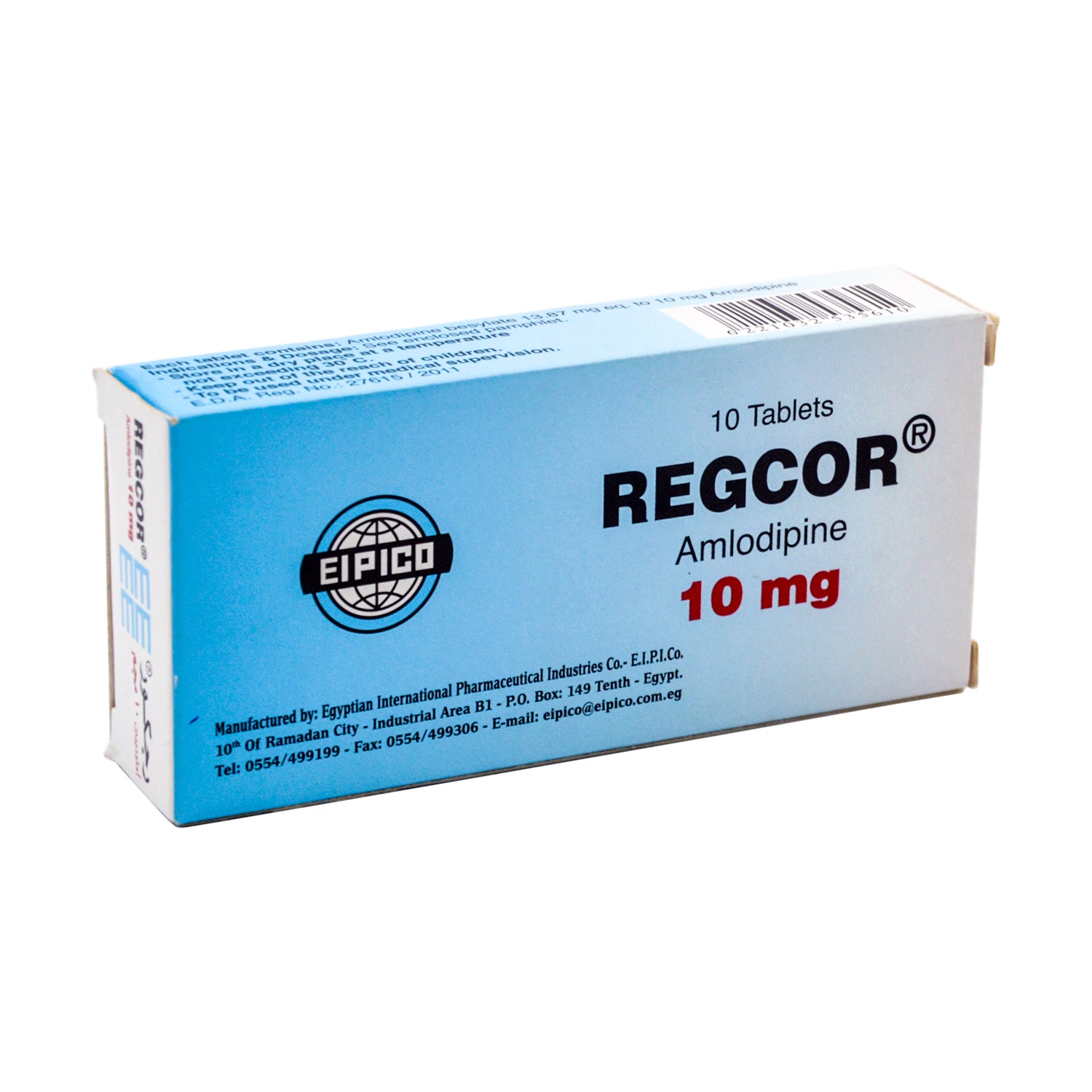Regcor 10mg Amlodipine