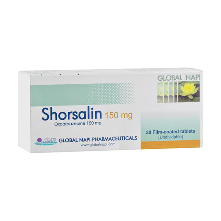Shorsalin 150mg Oxcarbazepine